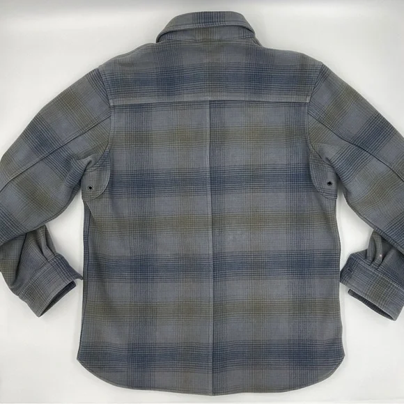 Woolrich West Ridge Cotton Fleece Shirt Jacket Shacket Chore Coat Gorpcore Men M